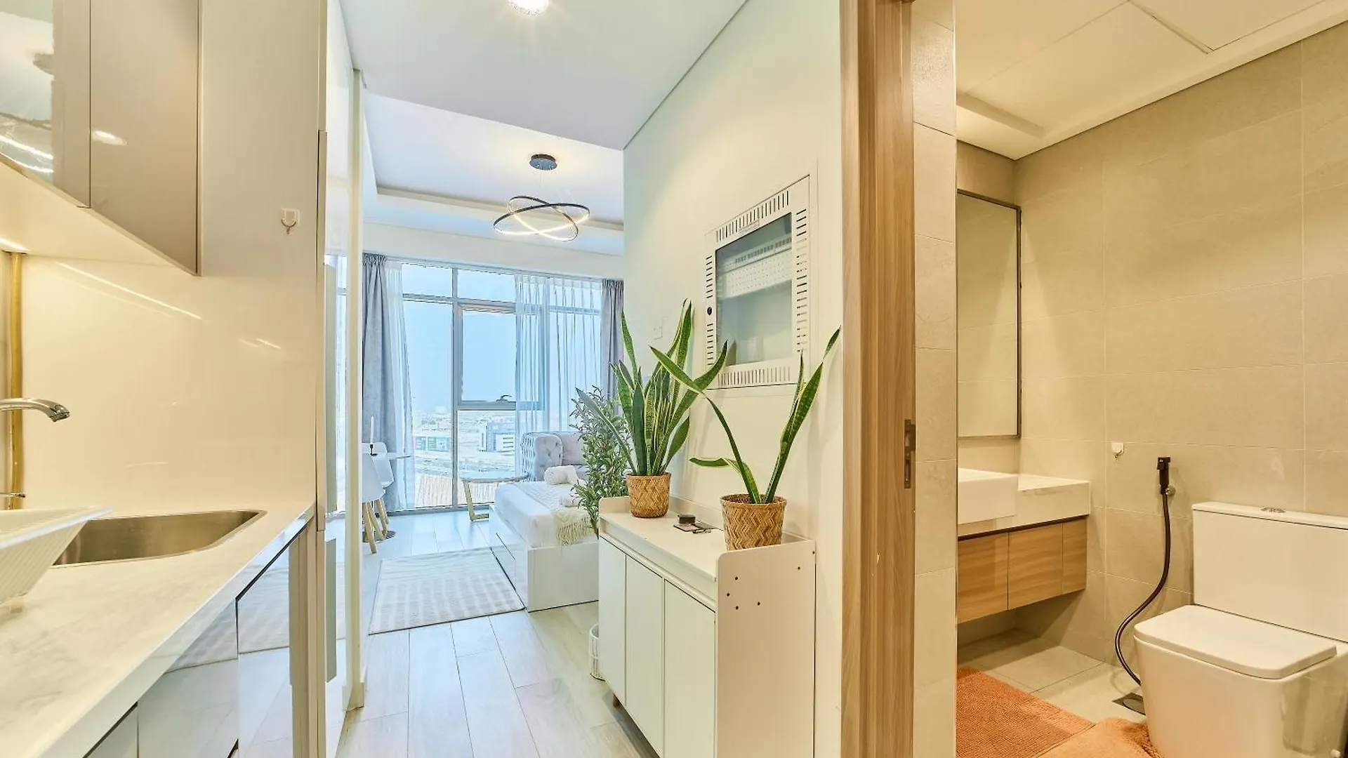 Elegant Studio In Al Jaddaf With Modern Amenities Дубай